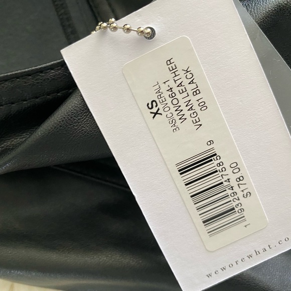 We Wore What Basic Overall Vegan Leather - Picture 7 of 9